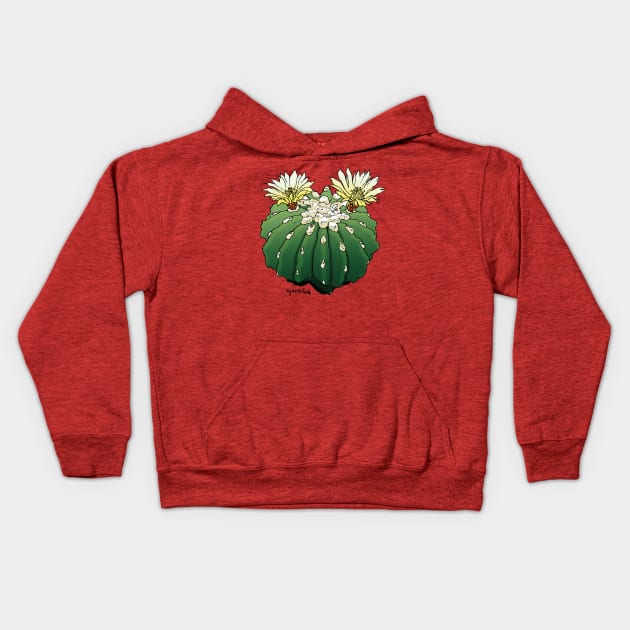 Ferocactus by Agacactus Kids Hoodie by AgaCactus